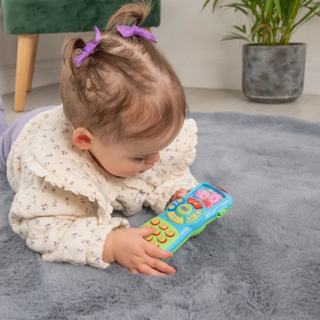 Розвиваюча іграшка "Мій перший пульт" Peppa Pig 1500025, 3 мелодії, 2 звуки - Фото 6 Розвиваюча іграшка "Мій перший пульт" Peppa Pig 1500025, 3 мелодії, 2 звуки - зображення 6