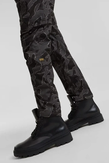 Чоловічі карго з візерунком Rovic Zip 3D Regular Tapered G-Star RAW 33-34 D02190,D553 - изображение 4