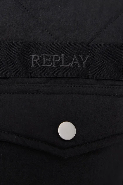 Чоловіча чорна куртка Replay S M8491 .000.85342 - изображение 3