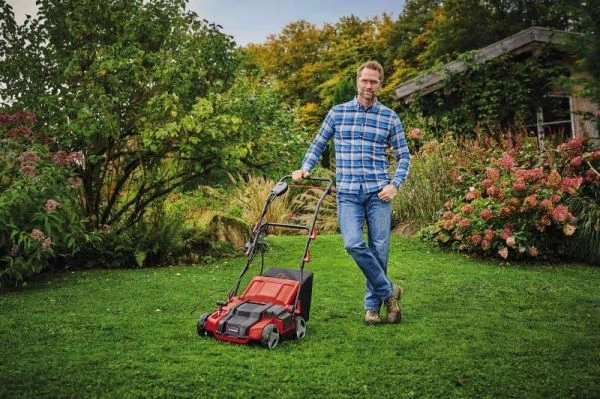 Аэратор-скарификатор электрический Einhell ge-sa 1435/1 1400Вт 35см ножи 16шт 10.18кг 3420690 - изображение 4