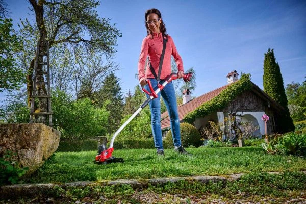 Триммер аккумуляторный Einhell ge-ct 18/33 Li e - Solo, pxc, 18в, 33 см, 7000 об/мин, 2.65 кг (без акб и зу) 3411270 - изображение 8