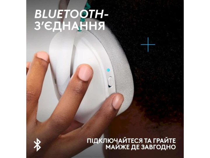 Навушники з мікрофоном Logitech G325 Lightspeed Wireless White (981-001531) - Фото 13 Навушники з мікрофоном Logitech G325 Lightspeed Wireless White (981-001531) - зображення 13