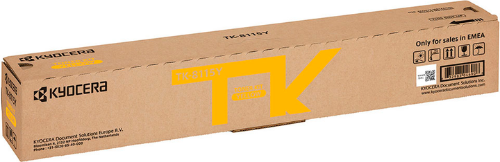 Тонер-картридж Kyocera TK-8115Y для Ecosys M8124cidn/M8130cidn Yellow (1T02P3ANL0) - зображення 2