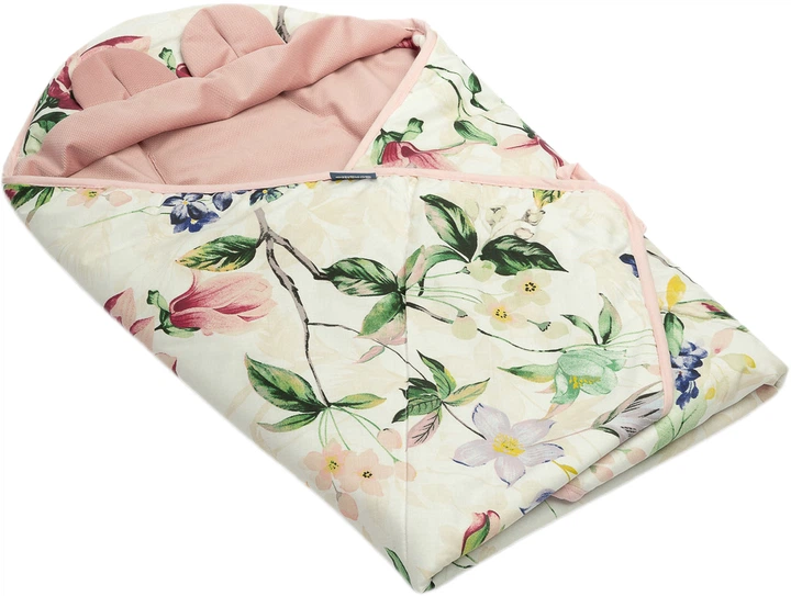 Otulacz do fotelika samochodowego Sensillo Velvet XL Magnolia 115x115 cm (5908310394572) - obraz 2