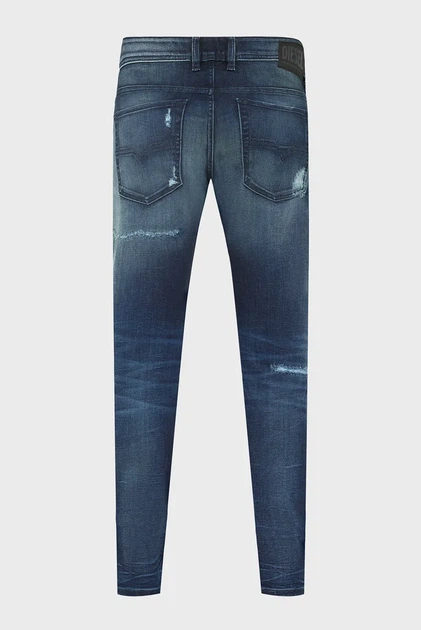Чоловічі темно-сині джинси SLEENKER-X L.30 TROUSERS Diesel 29 00SWJE 0097P - Фото 2 Чоловічі темно-сині джинси SLEENKER-X L.30 TROUSERS Diesel 29 00SWJE 0097P - изображение 2