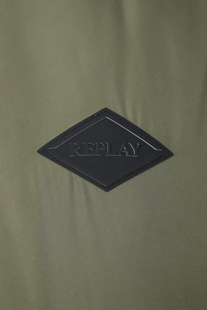 Чоловіча зелена куртка Replay S M8375 .000.84168 - изображение 3