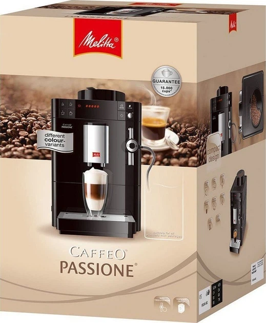 Кавомашина автоматична Melitta Caffeo Passione Black F53/0-102 - зображення 2