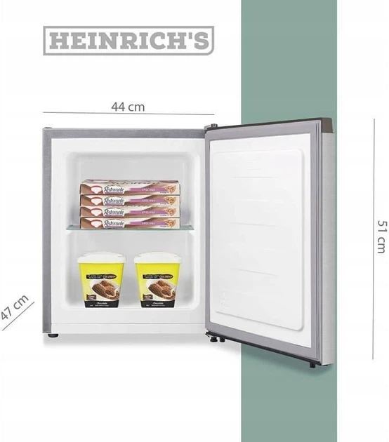 Морозильна камера Heinrich's HGB 5088 IX DF - зображення 8