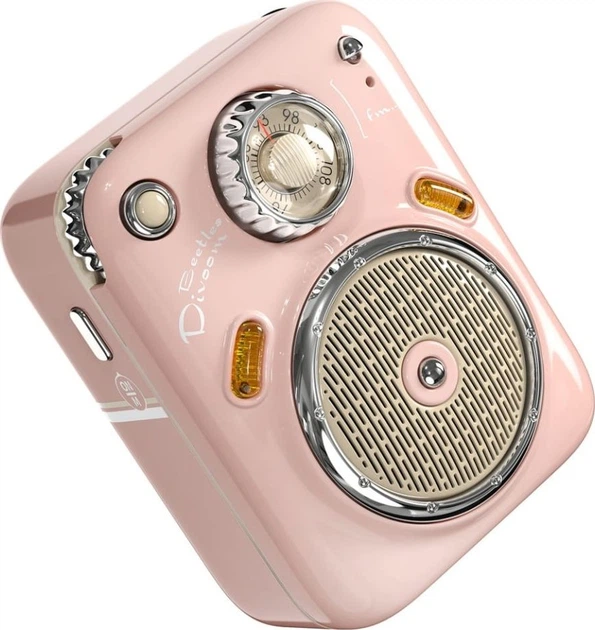 Портативна колонка Divoom Beetles-FM Pink - изображение 2