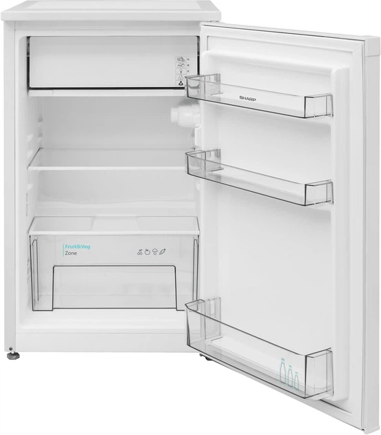 Холодильник з морозильною камерою Sharp SJ-UE088T0W - изображение 2
