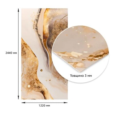 Декоративная ПВХ плита для стен эко 1,22×2,44×3 мм SW-00002595 - изображение 5