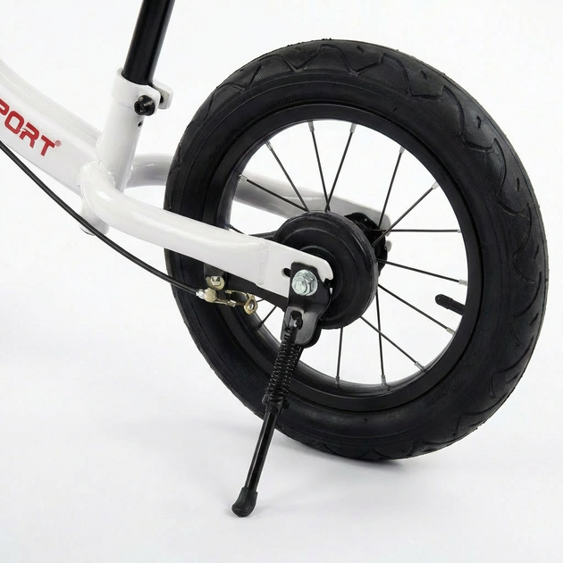 Беговел детский велобег 12 дюймов SP-Sport Nimble 418 White-Black (от 1,5 лет) - изображение 5