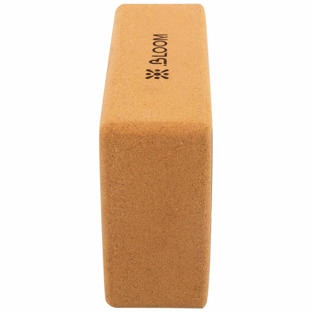 Блок для йоги кирпич опорный для йоги пробковый Bloom Cork Yoga Brick 7123 размер 22.5х15х7.5см - изображение 4