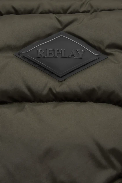 Чоловічий зелений жилет Replay M M8406 .000.84972 - Фото 3 Чоловічий зелений жилет Replay M M8406 .000.84972 - изображение 3