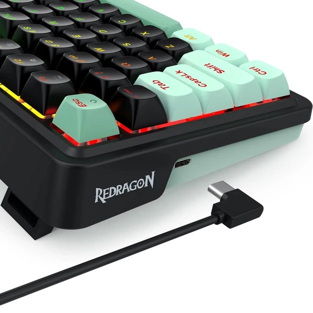 Клавіатура дротова Redragon EISA Magnetic K686BG-RGB-M (6950376732965) - зображення 3