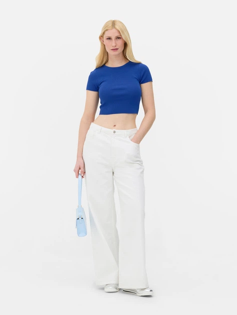 Топ Primark синій JAHXB275 XS - изображение 2