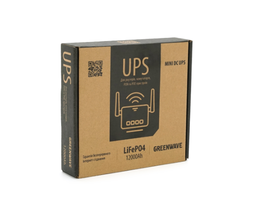 ДБЖ Green Wave ECO418Pro-18W для роутерів/комутаторів/PON/POE, 5/9/12/15/24V, (12000MAh), Black - зображення 4