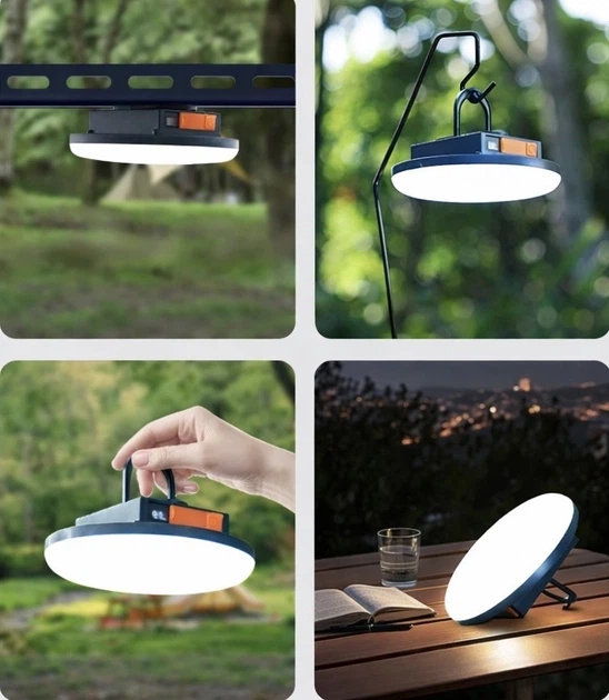 LED кемпинговый светодиодный фонарь-повербанк на аккумуляторе с подвесным крючком и магнитом, портативная USB аварийная лампа при отключении электроэнергии, 3 режима освещения - Фото 4 LED кемпинговый светодиодный фонарь-повербанк на аккумуляторе с подвесным крючком и магнитом, портативная USB аварийная лампа при отключении электроэнергии, 3 режима освещения - изображение 4