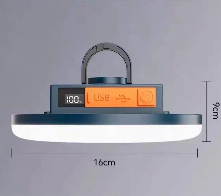 LED кемпинговый светодиодный фонарь-повербанк на аккумуляторе с подвесным крючком и магнитом, портативная USB аварийная лампа при отключении электроэнергии, 3 режима освещения - Фото 5 LED кемпинговый светодиодный фонарь-повербанк на аккумуляторе с подвесным крючком и магнитом, портативная USB аварийная лампа при отключении электроэнергии, 3 режима освещения - изображение 5
