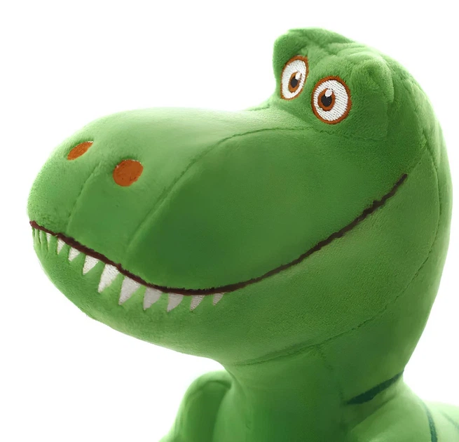Мягкая игрушка динозавр Тираннозавр RESTEQ 70 см — зеленый плюшевый T-Rex, большой динозавр для детей, игрушка в подарок мальчику - изображение 7