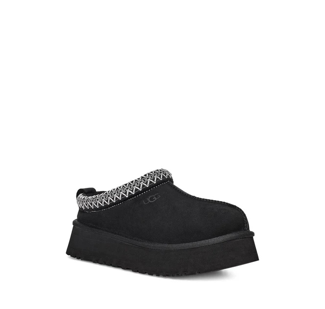 Жіночі уггі UGG Tazz Slipper Platform Black 36 Чорні - Фото 2 Жіночі уггі UGG Tazz Slipper Platform Black 36 Чорні - зображення 2
