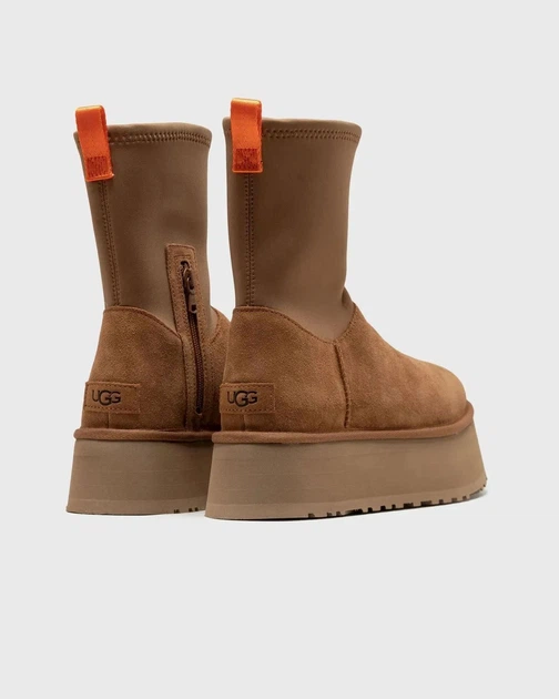 Уггі жіночі на платформі UGG Classic Dipper Chestnut 38 - зображення 3