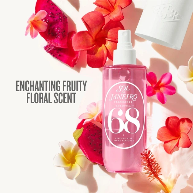 Парфумований спрей для тіла і волосся Sol de Janeiro Brazilian Crush Cheirosa '68 Perfume Mist 90 ml - изображение 3