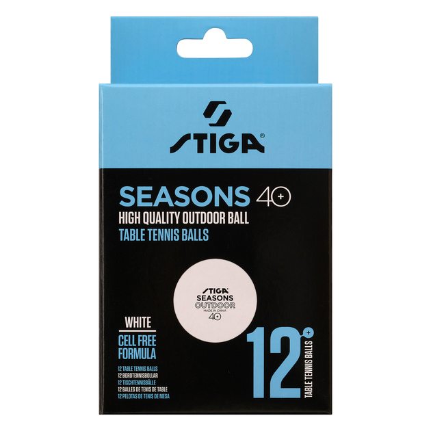 Мячи для настольного тенниса Stiga Seasons, White 12 шт (1110-2810-12) - изображение 2