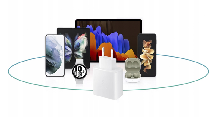Мережевий зарядний пристрій для Samsung 45 W USB-C White - изображение 5