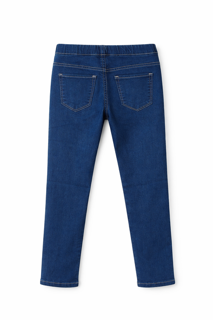 Джеггинсы H&M 116 см (5-6 лет) для девочки Синие - Фото 2 Джеггинсы H&M 116 см (5-6 лет) для девочки Синие - изображение 2