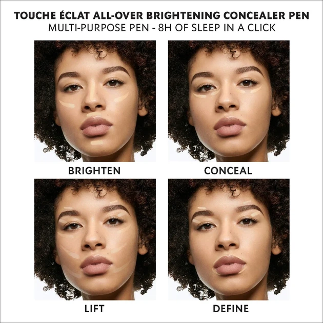 Консилер Yves Saint Laurent Touche Éclat All-Over Brightening Concealer Pen #0 Luminous Milk 2.5 мл - зображення 4