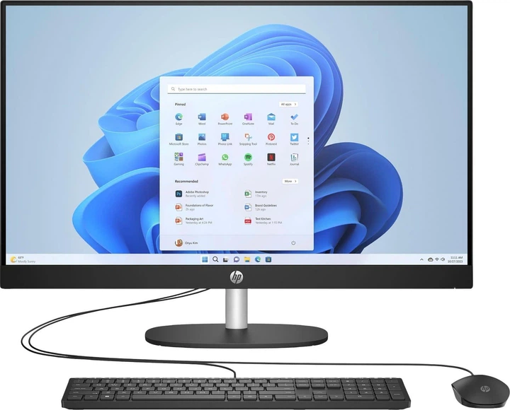 Моноблок HP 27 All-in-One 27-cr0036ua FHD IPS/Ryzen 5 7520U/16GB/1TB/UMA/DOS/Jet Black (D3SB4EA) - Фото 1 Моноблок HP 27 All-in-One 27-cr0036ua FHD IPS/Ryzen 5 7520U/16GB/1TB/UMA/DOS/Jet Black (D3SB4EA) - изображение 1