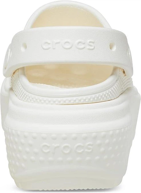 Крокси сабо на платформе Crocs Stomp Clog Chalk 36 - зображення 6