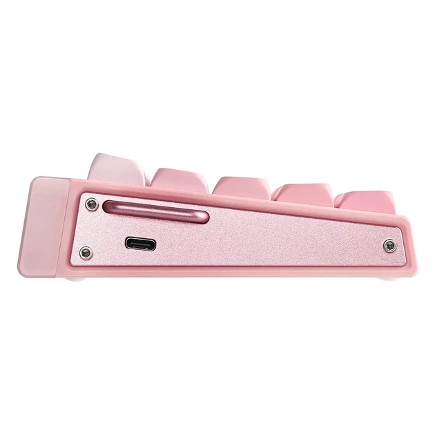 Клавиатура магнитная AULA HERO 68 HE Pink на Black Magnetic Switch - изображение 8