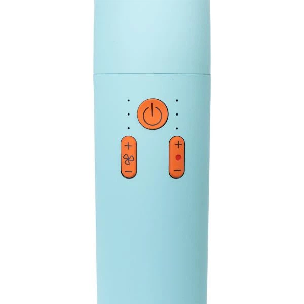 Фен-стайлер для волос Super Hairdryer 1600 Вт 4 насадки Голубой - изображение 7