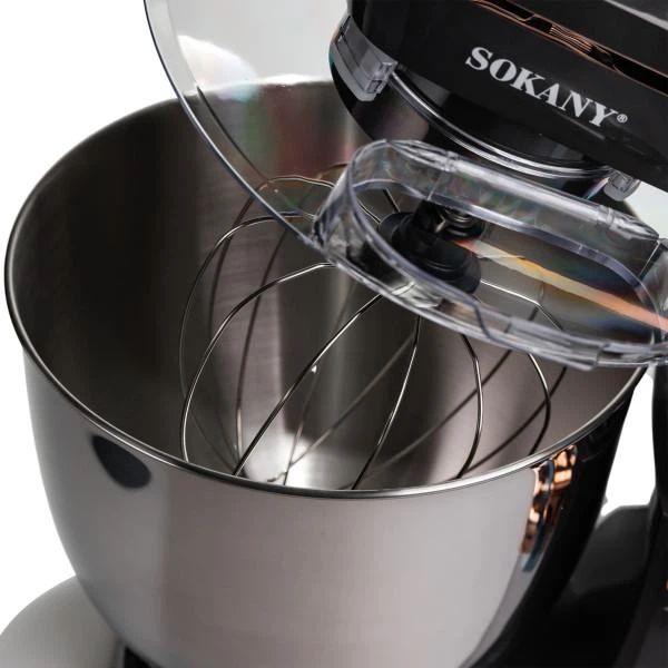 Миксер планетарный Sokany SK-05001 с чашей 11л 1400 Вт Черный - Фото 9 Миксер планетарный Sokany SK-05001 с чашей 11л 1400 Вт Черный - изображение 9