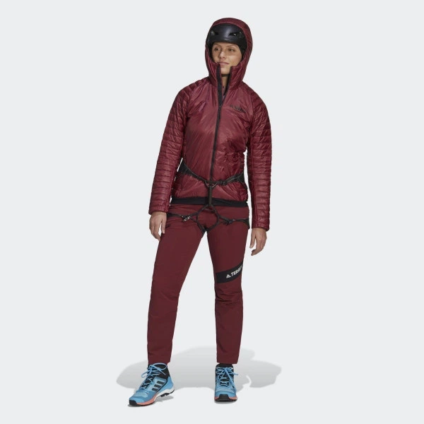 Жіночі куртка Terrex Techrock Primaloft Insulated Padded туристична червоний M - зображення 6