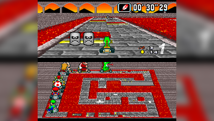 Игра Nintendo SNES Super Mario Kart Europe Английская Версия Только Картридж Б/У - изображение 5