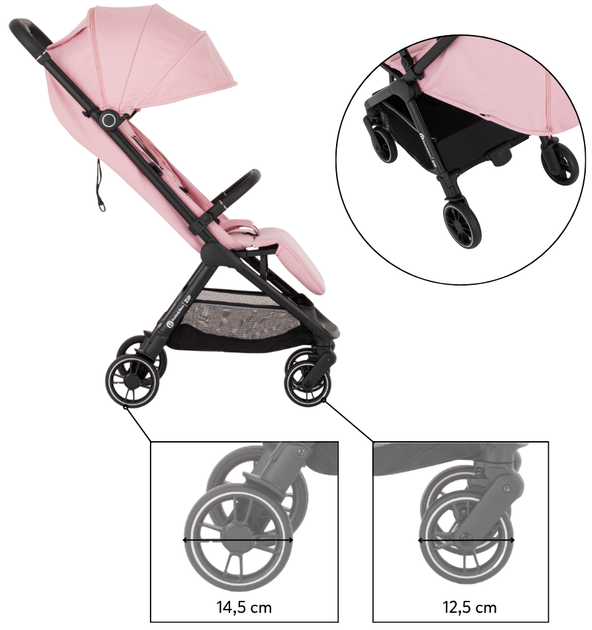 Прогулянкова коляска Petite&Mars Zip Silky Rose (8596202017462) - зображення 8