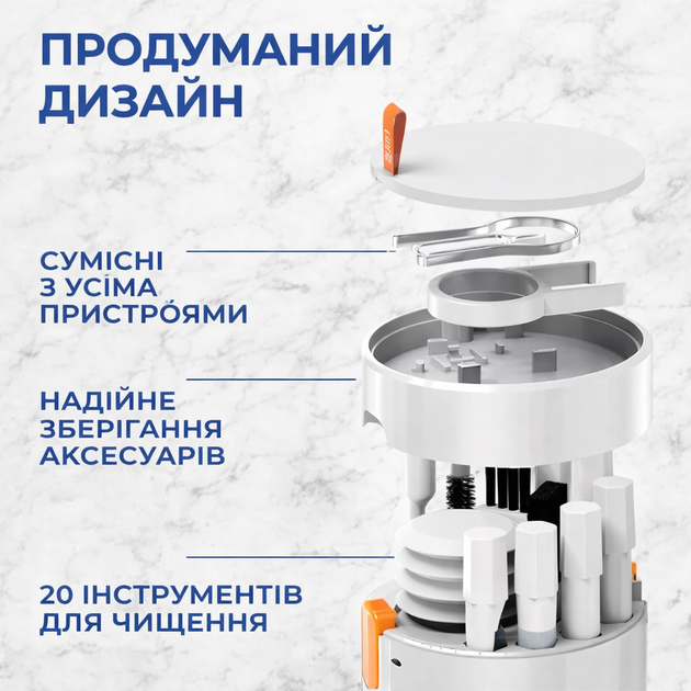 Набор для чистки наушников клавиатуры экрана многофункциональный набор для чистки 20 в 1 - изображение 4