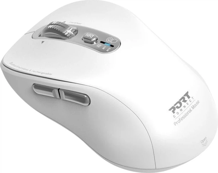 Миша PORT Designs Expert Wireless/Bluetooth White (900707CW) - Фото 2 Миша PORT Designs Expert Wireless/Bluetooth White (900707CW) - зображення 2
