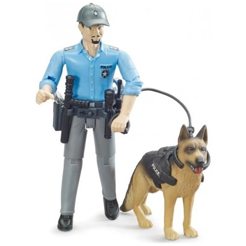 Фигурка Bruder Фигурка полицейского с собакой (62150) Bruder 62150 1027903 - изображение 3