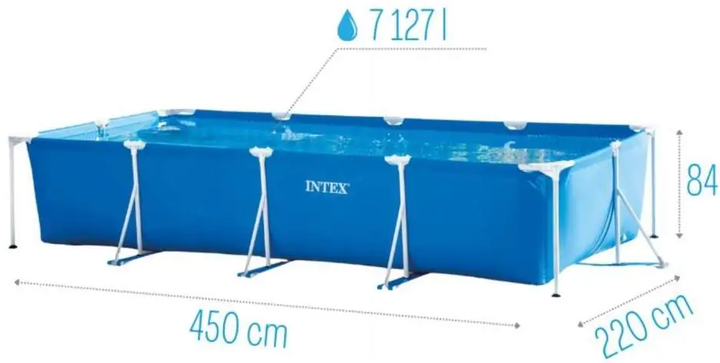 Каркасный бассейн Intex 28273 (450 х 220 х 84 см) - изображение 2