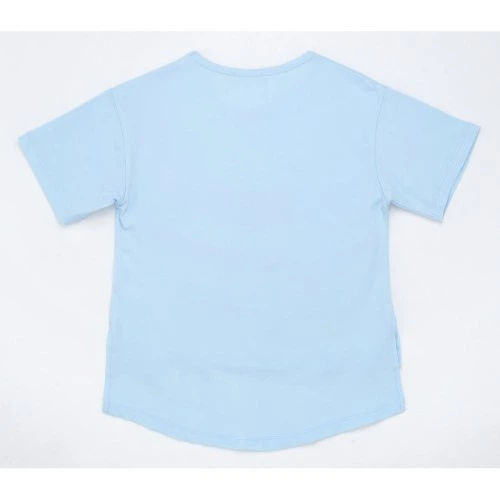 Футболка детская Breeze с цветами (21486-140G-blue) Breeze 21486-140G-blue 1034608 - изображение 2