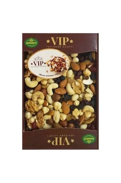 Горіхове асорті "Vip" 500г - Фото 1 Горіхове асорті "Vip" 500г - изображение 1