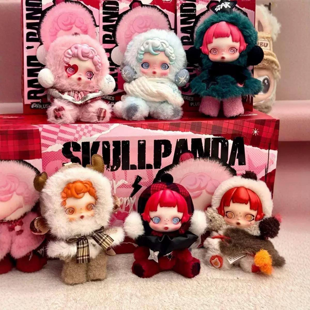 Набір колекційних фігурок-ляльок SkullPanda «Winter Symphony» 6 шт (DP-2071178750) - зображення 2