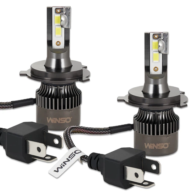 Автолампа WINSO LED H4 12/24V, 30Вт, 3000Лм, 6500K, CSP3570 (793400) - зображення 4