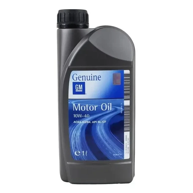 Моторна олива GM Motor Oil 10W-40 1л - Фото 1 Моторна олива GM Motor Oil 10W-40 1л - изображение 1