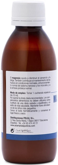 Дієтична добавка Ana Mari­a Lajusticia Lajusticia Magnesio Total Lemon 200 мл (8436000680126) - зображення 2