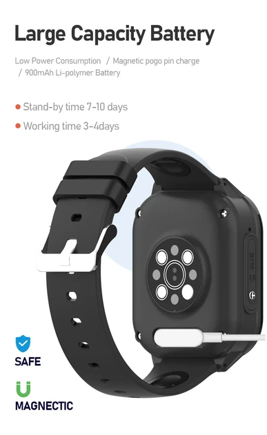 Детские смарт-часы Wonlex KT19 PRO Max часы-телефон с видеозвонком GPS WI-FI и SIM-картой Black (19131) - изображение 7